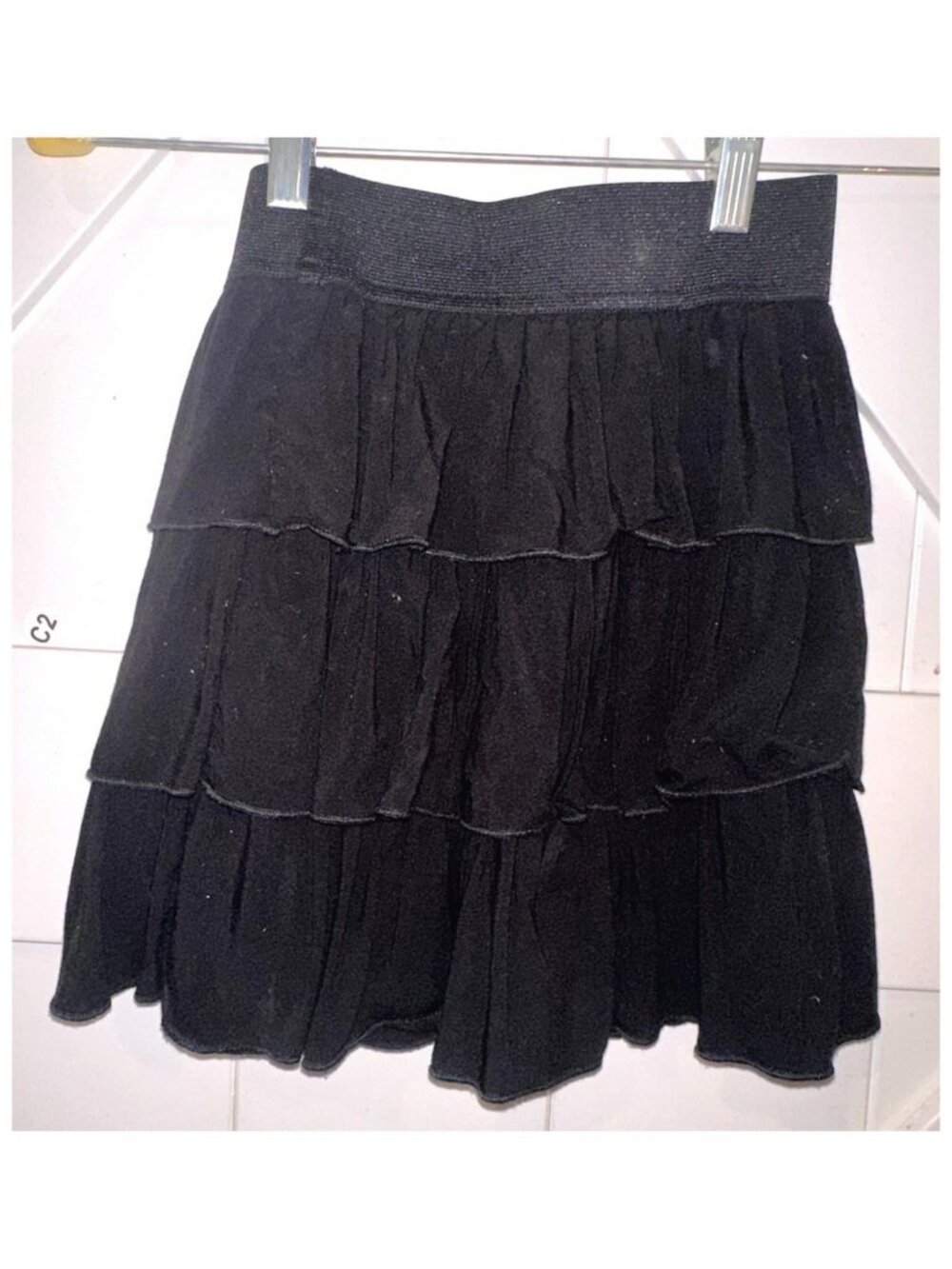 IZ Byer Girl Girl's Ruffled Skirt Size 7-8 (Small)